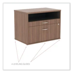 Alera Open Office Desk Series Low File Cabinet Credenza, 2-Drawer: Pencil/File, Legal/Letter, 1 Shelf,Walnut,29.5x19.13x22.88 25 Alera Open Office Desk Series Low File Cabinet Credenza, 2-Drawer: Pencil/File, Legal/Letter, 1 Shelf,Walnut,29.5x19.13x22.88 -office furniture sale 487308ff068b647584d2ec65f56cb46b14