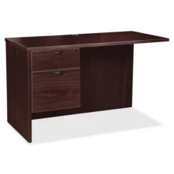 Lorell Prominence 2.0 Espresso Laminate Box/File Left Return - 2-Drawer