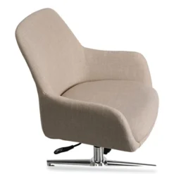 Workspace By Alera Mid-Century Task Chair, Supports Up To 275 Lb, 18.9" To 22.24" Seat Height, Cream Seat, Cream Back -office furniture sale 489b8495c8ac55bddef1eb08c12a62fa46