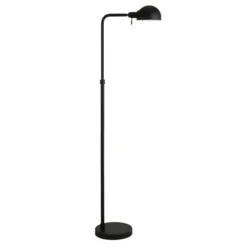 Arundel 66" Tall Integrated LED Floor Lamp With Metal Shade In Blackened Bronze