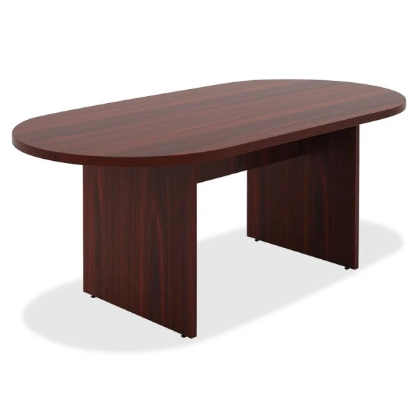 Lorell Chateau Series Mahogany 6' Oval Conference Table 1 Lorell Chateau Series Mahogany 6' Oval Conference Table