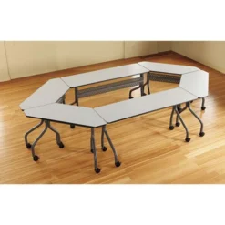 Iceberg OfficeWorks Mobile Training Table, Rectangular, 72w X 18d X 29h, Gray/Charcoal 5 Iceberg OfficeWorks Mobile Training Table, Rectangular, 72w X 18d X 29h, Gray/Charcoal -office furniture sale 4ae1494b136b0a2186897c0b91b6271d86