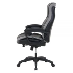 Shaquille O'Neal Amphion Ergonomic Bonded Leather High-Back Executive Chair, Black -office furniture sale 4ae33f5a00d2055828fb77d6836d84fcaf