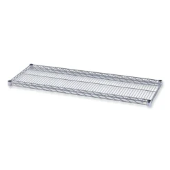Alera Industrial Wire Shelving Extra Wire Shelves, 48w X 18d, Silver, 2 Shelves/Carton