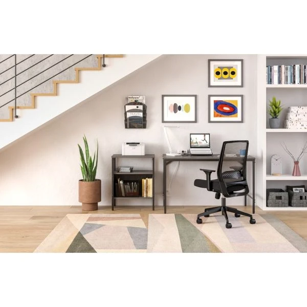 Safco Medina Basic Task Chair, Supports Up To 275 Lb, 18" To 22" Seat Height, Black 4 Safco Medina Basic Task Chair, Supports Up To 275 Lb, 18" To 22" Seat Height, Black - Image 4