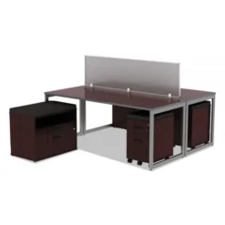 Alera Valencia Series Mobile Pedestal, Left Or Right, 2-Drawers: Box/File, Legal/Letter, Mahogany, 15.88" X 19.13" X 22.88" -office furniture sale 4c0570d8575d0e75ed9349f6b82860f768