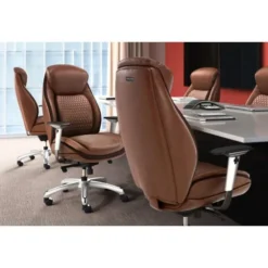 Shaquille O'Neal Zethus Ergonomic Bonded Leather High-Back Executive Chair, Brown 25 Shaquille O'Neal Zethus Ergonomic Bonded Leather High-Back Executive Chair, Brown -office furniture sale 4c60e3d4e210a9486733562f873960a5e4