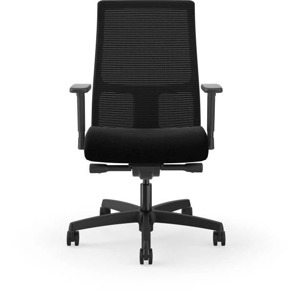 HON Ignition Series Mesh Mid-Back Work Chair, Supports Up To 300 Lb, 17.5" To 22" Seat Height, Black 4 HON Ignition Series Mesh Mid-Back Work Chair, Supports Up To 300 Lb, 17.5" To 22" Seat Height, Black - Image 4