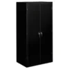 HON Assembled Storage Cabinet, 36w X 24.25d X 71.75h, Black