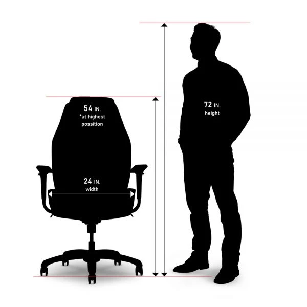 Shaquille O'Neal Zephyrus Ergonomic Bonded Leather High-Back Executive Chair, Gray 2 Shaquille O'Neal Zephyrus Ergonomic Bonded Leather High-Back Executive Chair, Gray - Image 2