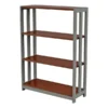 Linea Italia Trento Line Bookcase, Three-Shelf, 31.5w X 11.5d X 43.25h, Cherry