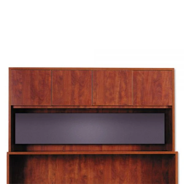 Alera Valencia Tackboard For Open Storage Hutch, 62.38w X 0.5d X 14h, Charcoal 3 Alera Valencia Tackboard For Open Storage Hutch, 62.38w X 0.5d X 14h, Charcoal - Image 3