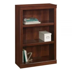 45"H 3-Shelf Bookcase, Mulled Cherry