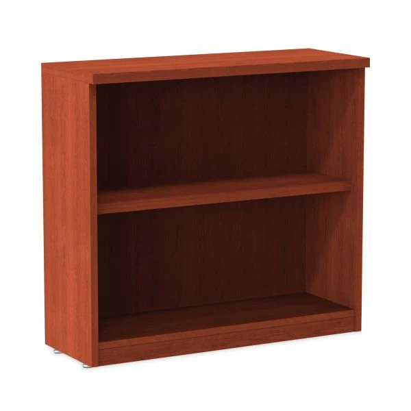 Alera Valencia Series Bookcase, Two-Shelf, 31.75w X 14d X 29.5h, Med Cherry 1 Alera Valencia Series Bookcase, Two-Shelf, 31.75w X 14d X 29.5h, Med Cherry
