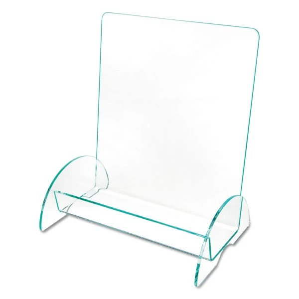 Deflecto Euro-Style DocuHolder, Magazine Size, 9.81w X 6.31d X11h, Green Tinted 5 Deflecto Euro-Style DocuHolder, Magazine Size, 9.81w X 6.31d X11h, Green Tinted - Image 5