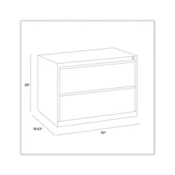 Alera Lateral File, 2 Legal/Letter-Size File Drawers, Putty, 30" X 18.63" X 28" -office furniture sale 4e7b0d50fe64880959a5e15563e87e1ca9