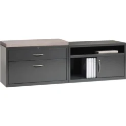 Lorell 2-Drawer Lateral Credenza, Letter/Legal/A4, 36" Wide, Charcoal 12 Lorell 2-Drawer Lateral Credenza, Letter/Legal/A4, 36" Wide, Charcoal -office furniture sale 4e8c4e562245d7050c1041cdc1f724e09f