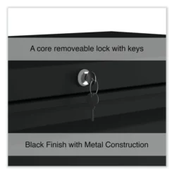 Alera Lateral File, 4 Legal/Letter-Size File Drawers, Black, 36" X 18.63" X 52.5" -office furniture sale 4ef291db2077673916048f5b36c64ad04f