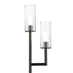 Basso 2-Light Torchiere Floor Lamp With Glass Shade In Blackened Bronze/Clear 10 Basso 2-Light Torchiere Floor Lamp With Glass Shade In Blackened Bronze/Clear -office furniture sale 4fdab8b2e4911eb15f05936b42447e9ad5