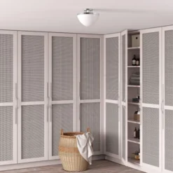 Durant 12.62" Wide Semi Flush Mount With Glass Shade In Polished Nickel/White Milk 10 Durant 12.62" Wide Semi Flush Mount With Glass Shade In Polished Nickel/White Milk -office furniture sale 4fee0125454704830c6360b6007aedd11d