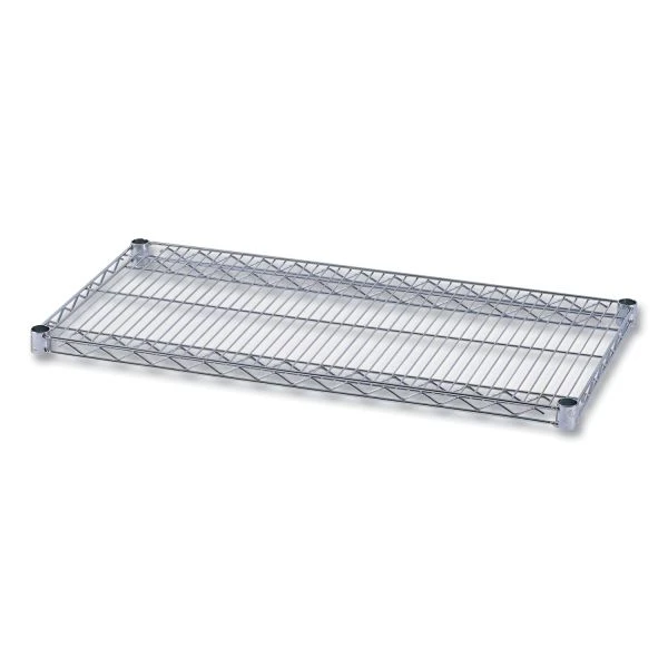 Alera Industrial Wire Shelving Extra Wire Shelves, 36w X 18d, Silver, 2 Shelves/Carton 1 Alera Industrial Wire Shelving Extra Wire Shelves, 36w X 18d, Silver, 2 Shelves/Carton