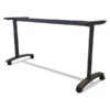 Alera Valencia Series Training Table T-Leg Base, 54w X 19.75d X 28.5h, Black