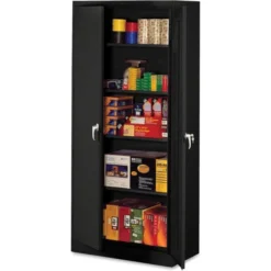 Tennsco 78" High Deluxe Cabinet, 36w X 18d X 78h, Black 11 Tennsco 78" High Deluxe Cabinet, 36w X 18d X 78h, Black -office furniture sale 5103b0ed9f8e48dc07b977ca040cae808e