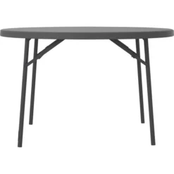 Dorel Zown Commercial Round Blow Mold Fold Table -office furniture sale 514920c48a4846d65c69fc03eb514de2f6