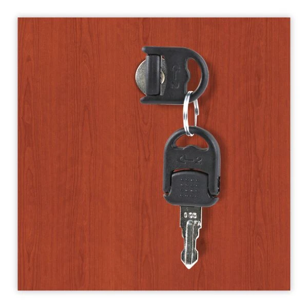 Alera Valencia Series Full Pedestal File, Left/Right, 3-Drawers: Box/Box/File, Legal/Letter, Cherry, 15.63" X 20.5" X 28.5" 2 Alera Valencia Series Full Pedestal File, Left/Right, 3-Drawers: Box/Box/File, Legal/Letter, Cherry, 15.63" X 20.5" X 28.5" - Image 2