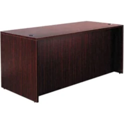 Alera Valencia Series Straight Front Desk Shell, 65" X 29.5" X 29.63", Mahogany -office furniture sale 52ab52bde284f8bced62f363d6aaef4cc9