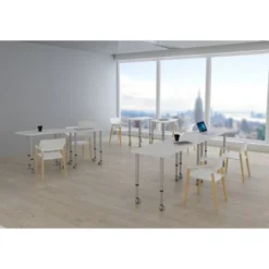 Lorell Height-adjustable 60" Rectangular Table -office furniture sale 52b814e5792a628329082e2e6f90e4fbe4