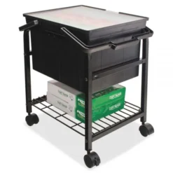 Advantus Heavy-Duty File Shuttle, Metal, 1 Shelf, 17.13" X 14.25" X 20", Black -office furniture sale 5463b2916d81956e0879da8ad6ae32423a