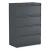 Alera Lateral File, 4 Legal/Letter/A4/A5-Size File Drawers, Charcoal, 36" X 18.63" X 52.5"