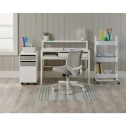 Adley Mesh/Fabric Low-Back Task Chair, Gray/White, BIFMA Certified -office furniture sale 5475468711962d0fac82c2b5fdb9744562