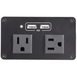 StarTech.com Power Outlet Module For Conference Table Connectivity Box - 2x AC Power And 2x USB-A - Power And Charging Hub -office furniture sale 54cfd008b2ea9475d6947a2421af2b2176