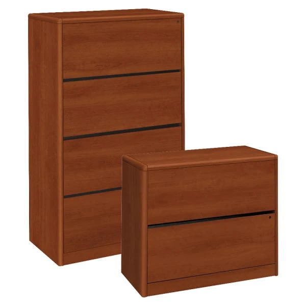 HON 10700 Series Four Drawer Lateral File, 36w X 20d X 59.13h, Cognac 3 HON 10700 Series Four Drawer Lateral File, 36w X 20d X 59.13h, Cognac - Image 3