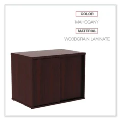 Alera Open Office Low Storage Cab Cred, 29.5w X 19.13d X 22.78h, Mahogany 10 Alera Open Office Low Storage Cab Cred, 29.5w X 19.13d X 22.78h, Mahogany -office furniture sale 55334ecc4e481acafbfa5d7119e9fab113