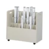 Safco Mobile Roll File, 21 Compartment