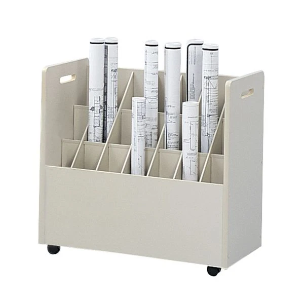Safco Mobile Roll File, 21 Compartment 1 Safco Mobile Roll File, 21 Compartment