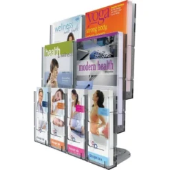 Deflecto Lit Loc Interlocking Literature Display -office furniture sale 565c095db13693c4ea01084620a0c85ee1