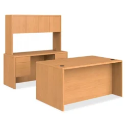 HON 10700 Series Double Pedestal Desk With Three-Quarter Height Pedestals, 72" X 36" X 29.5", Harvest -office furniture sale 572304058170eee37b7ec37b53ce5f1d4f