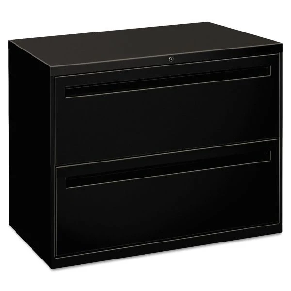 HON 700 Series Two-Drawer Lateral File, Letter/Legal/A4, 36w X 18d, Black 1 HON 700 Series Two-Drawer Lateral File, Letter/Legal/A4, 36w X 18d, Black