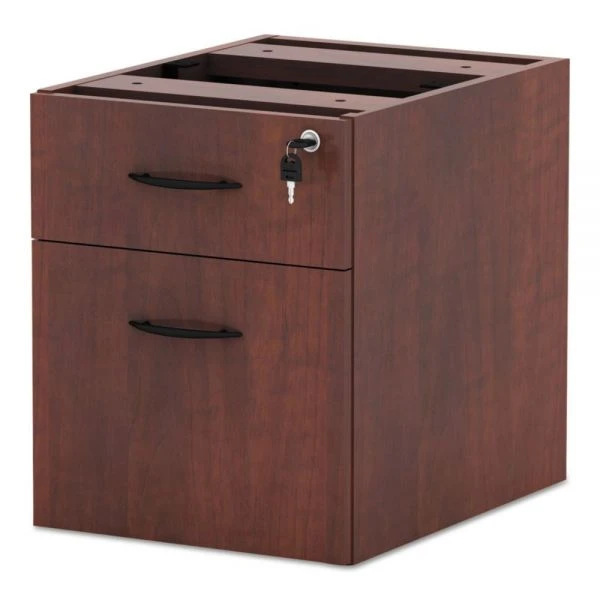 Alera Valencia Series Hanging Pedestal File, Left/Right, 2-Drawer: Box/File, Legal/Letter, Cherry, 15.63 X 20.5 X 19.25 5 Alera Valencia Series Hanging Pedestal File, Left/Right, 2-Drawer: Box/File, Legal/Letter, Cherry, 15.63 X 20.5 X 19.25 - Image 5