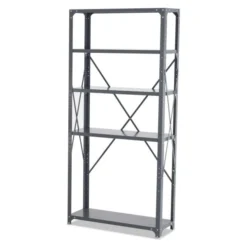 Safco Commercial Steel Shelving Unit, Five-Shelf, 36w X 12d X 75h, Dark Gray 10 Safco Commercial Steel Shelving Unit, Five-Shelf, 36w X 12d X 75h, Dark Gray -office furniture sale 57c632120fe32829408bac5768a6c763e7