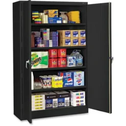 Tennsco Assembled Jumbo Steel Storage Cabinet, 48w X 18d X 78h, Black 9 Tennsco Assembled Jumbo Steel Storage Cabinet, 48w X 18d X 78h, Black -office furniture sale 58cb8f0eb0ba718fb8645952f4d86544ec