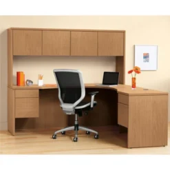 HON 10500 Series Kneespace Credenza With 3/4-Height Pedestals, 60w X 24d X 29.5h, Harvest 13 HON 10500 Series Kneespace Credenza With 3/4-Height Pedestals, 60w X 24d X 29.5h, Harvest -office furniture sale 5a5d50f9210734d0a568a1551c96bacced