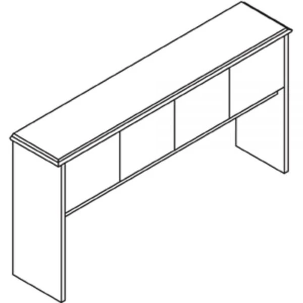 HON 94000 Series Stack-On Storage Hutch With 4 Doors, 70w X 16.13d X 37h, Mahogany 6 HON 94000 Series Stack-On Storage Hutch With 4 Doors, 70w X 16.13d X 37h, Mahogany - Image 6