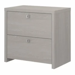 Office By Kathy Ireland Echo Lateral File Cabinet In Gray Sand