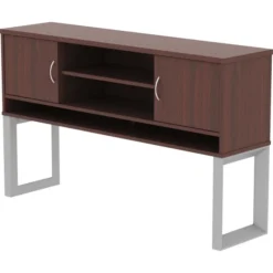 Lorell Relevance Series Mahogany Laminate Office Furniture Hutch -office furniture sale 5bd7ecace437f61f6240a5eefef6b23825