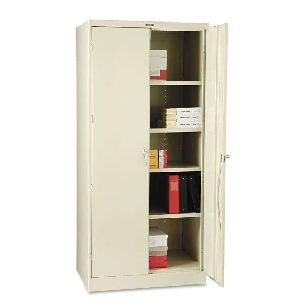 Tennsco 78" High Deluxe Cabinet, 36w X 24d X 78h, Putty 1 Tennsco 78" High Deluxe Cabinet, 36w X 24d X 78h, Putty